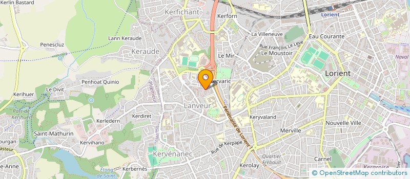 localisation de l'entreprise MONSIEUR KEVIN TREQUESSER  LORIENT