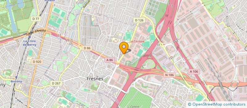 localisation de l'entreprise MONSIEUR KEVIN TRIGO DE ARAUJO  FRESNES