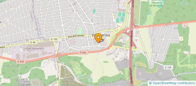 localisation de l'entreprise MONSIEUR KEVIN TROUESSARD  VILLEPARISIS