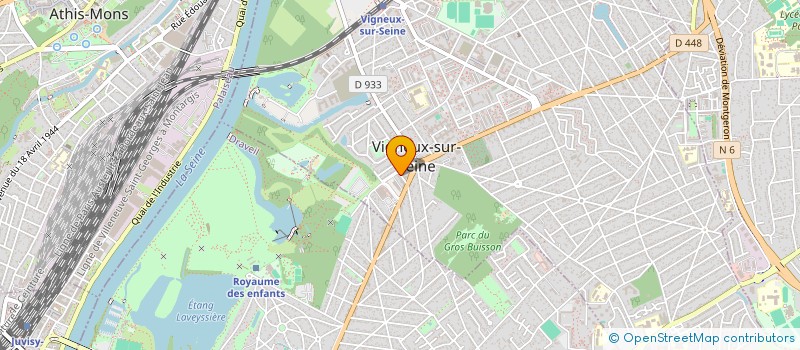 localisation de l'entreprise MONSIEUR KEVIN TRUONG à VIGNEUX-SUR-SEINE