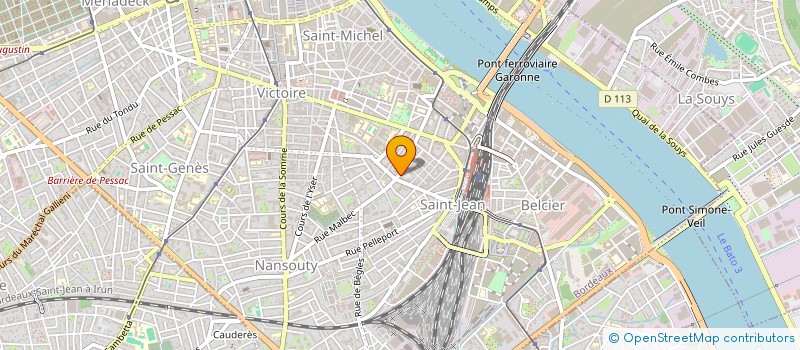 localisation de l'entreprise MONSIEUR KEVIN TURCK  BORDEAUX