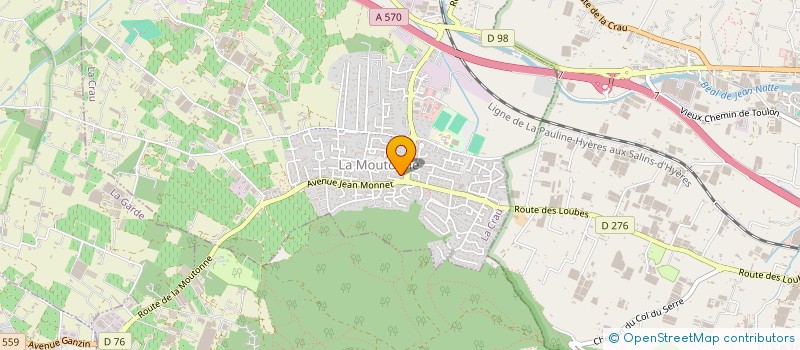 localisation de l'entreprise MONSIEUR KEVIN VALADE  LA CRAU