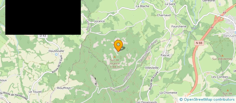 localisation de l'entreprise MONSIEUR KEVIN VALANTIN  SAINT-JULIEN-DU-PINET