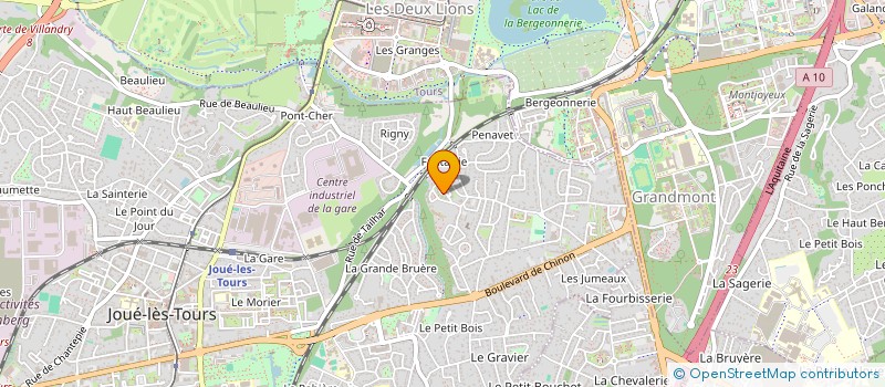 localisation de l'entreprise MONSIEUR KEVIN VAN CAUWENBERGHE  JOUE-LES-TOURS