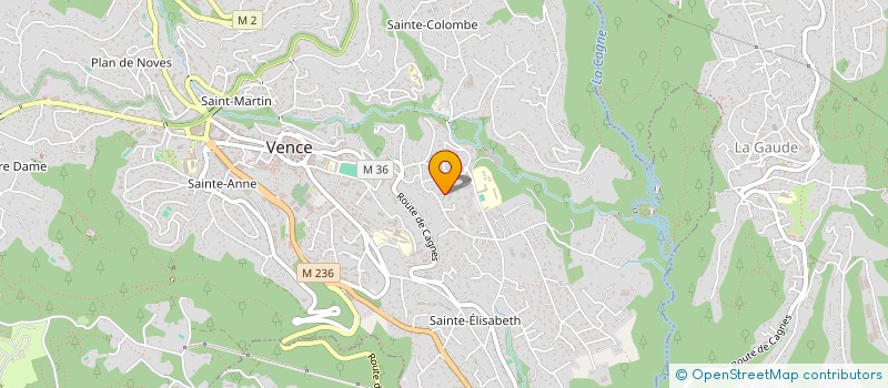 localisation de l'entreprise MONSIEUR KEVIN VAN DER SIPP à VENCE