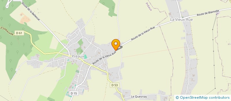 localisation de l'entreprise MONSIEUR KEVIN VAN HOOLAND  PREAUX