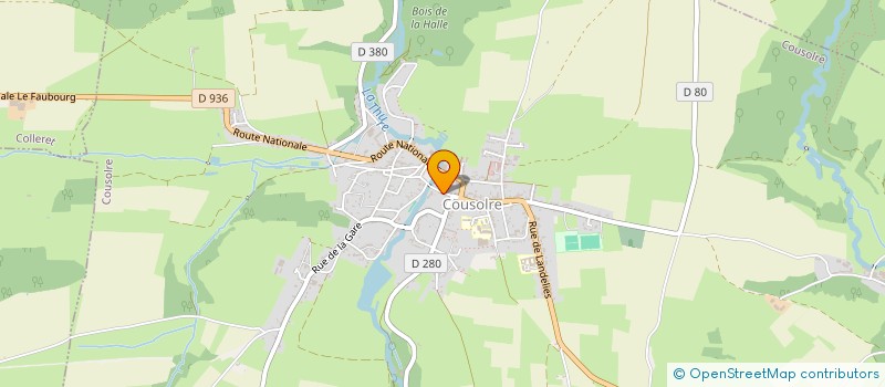 localisation de l'entreprise MONSIEUR KEVIN VAN HOORDE  LOUVROIL