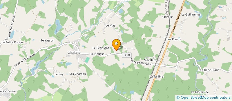 localisation de l'entreprise MONSIEUR KEVIN VAN STRAATEN à CHALAIS