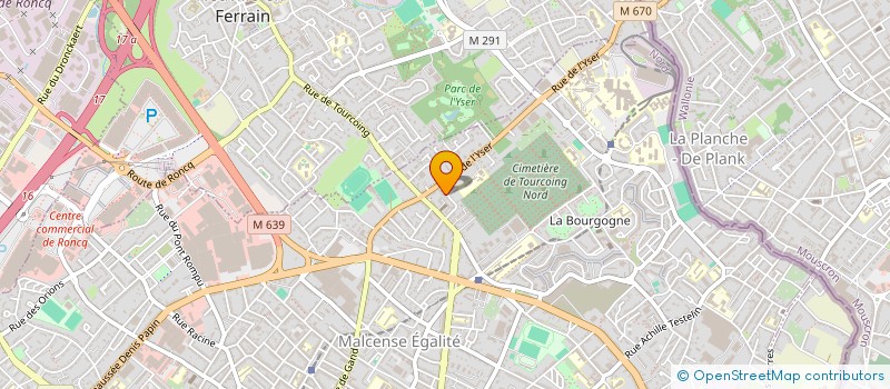 localisation de l'entreprise MONSIEUR KEVIN VANDEVELDE  TOURCOING