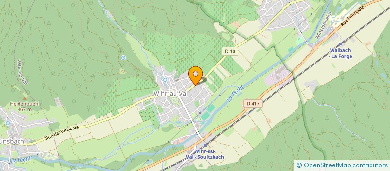 localisation de l'entreprise MONSIEUR KEVIN VANSTEENKISTE  WIHR-AU-VAL