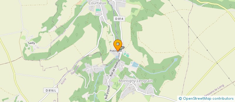 localisation de l'entreprise MONSIEUR KEVIN VASSAUX à COURTIEUX