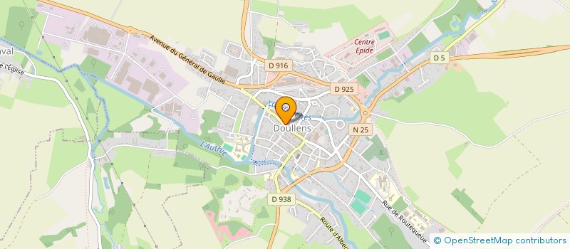 localisation de l'entreprise MONSIEUR KEVIN VASSEUR  DOULLENS