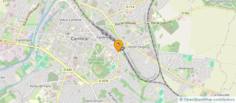 localisation de l'entreprise MONSIEUR KEVIN VASSEUR  CAMBRAI