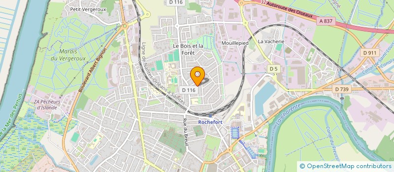 localisation de l'entreprise MONSIEUR KEVIN VASSEUR  ROCHEFORT