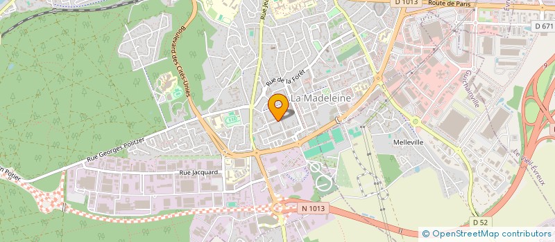 localisation de l'entreprise MONSIEUR KEVIN VAUDRY  EVREUX