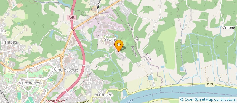 localisation de l'entreprise MONSIEUR KEVIN VAVASSEUR à BAYONNE