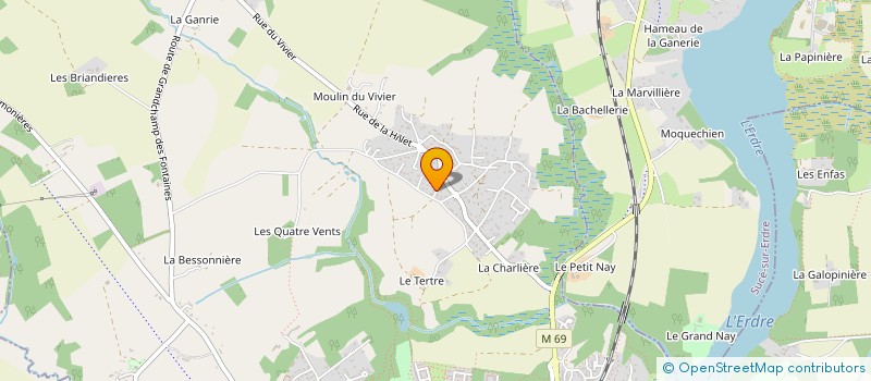 localisation de l'entreprise MONSIEUR KEVIN VEGREVILLE à LA CHAPELLE-SUR-ERDRE