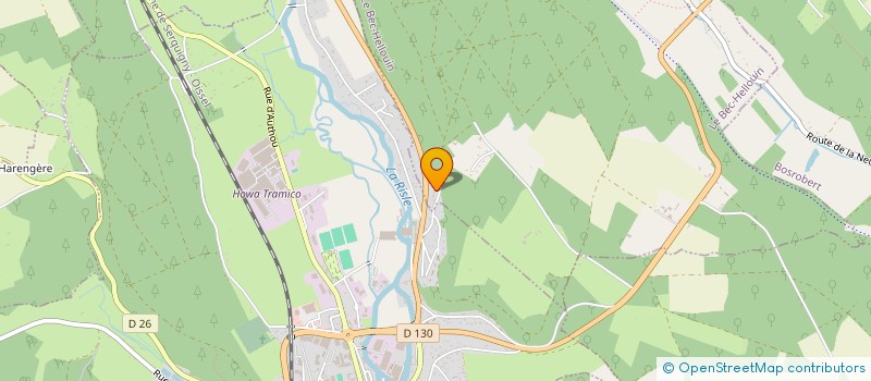 localisation de l'entreprise MONSIEUR KEVIN VELLEYEN  LE BEC-HELLOUIN