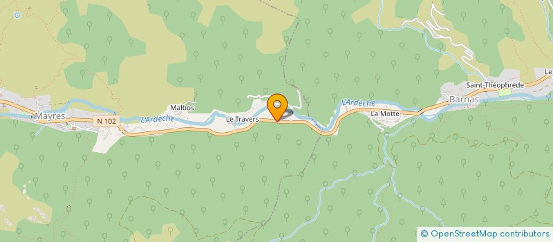 localisation de l'entreprise MONSIEUR KEVIN VENTALON  MAYRES