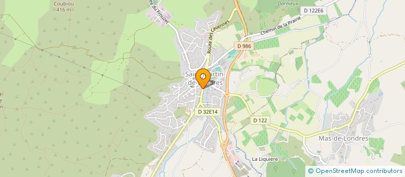 localisation de l'entreprise MONSIEUR KEVIN VERDELHAN  SAINT-MARTIN-DE-LONDRES