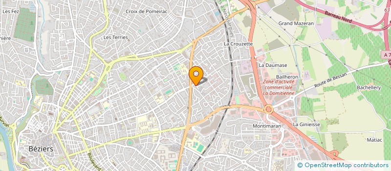 localisation de l'entreprise MONSIEUR KEVIN VERES  BEZIERS