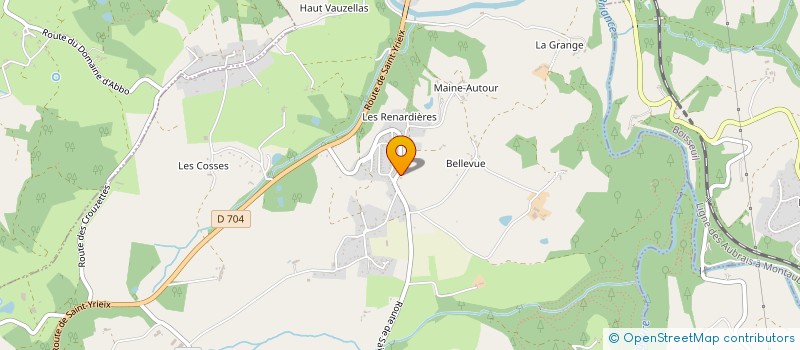 localisation de l'entreprise MONSIEUR KEVIN VERGER  LE VIGEN