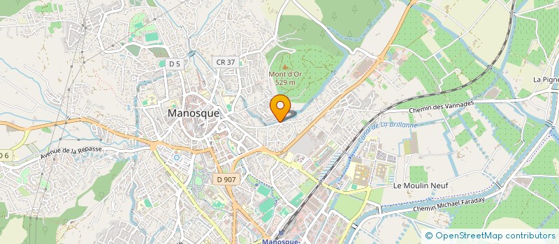 localisation de l'entreprise MONSIEUR KEVIN VERGNE à MANOSQUE