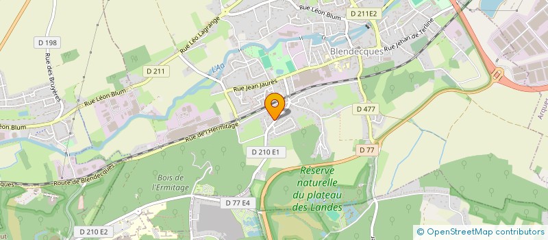 localisation de l'entreprise MONSIEUR KEVIN VERMEERSCH  BLENDECQUES