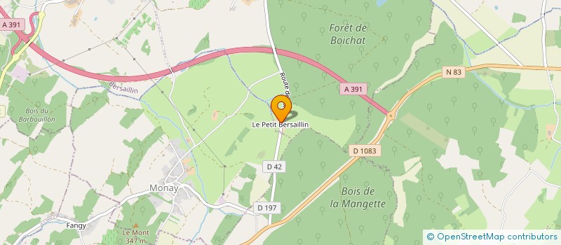 localisation de l'entreprise MONSIEUR KEVIN VERMOT GAUCHY  BERSAILLIN