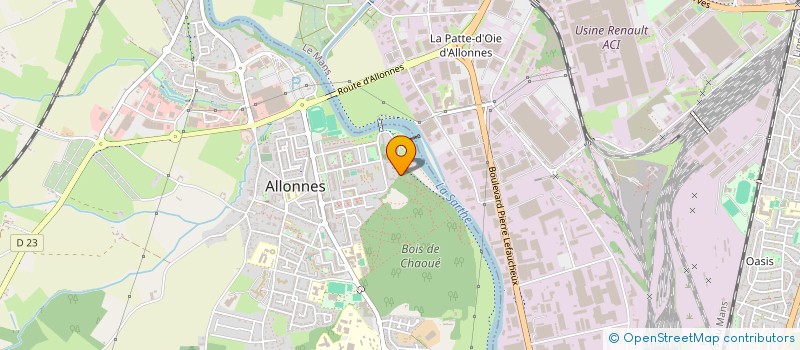 localisation de l'entreprise MONSIEUR KEVIN VERON  ALLONNES