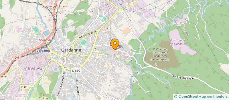 localisation de l'entreprise MONSIEUR KEVIN VERONESE à GARDANNE