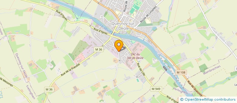 localisation de l'entreprise MONSIEUR KEVIN VERQUIN à QUESNOY-SUR-DEULE