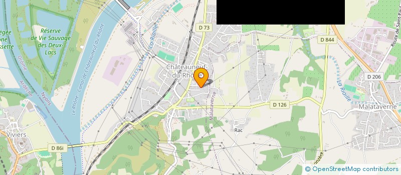 localisation de l'entreprise MONSIEUR KEVIN VESINE  CHATEAUNEUF-DU-RHONE