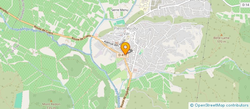 localisation de l'entreprise MONSIEUR KEVIN VIALIS  PIERREFEU-DU-VAR