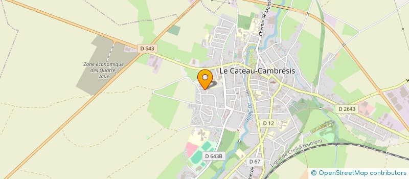 localisation de l'entreprise MONSIEUR KEVIN VICART  LE CATEAU-CAMBRESIS