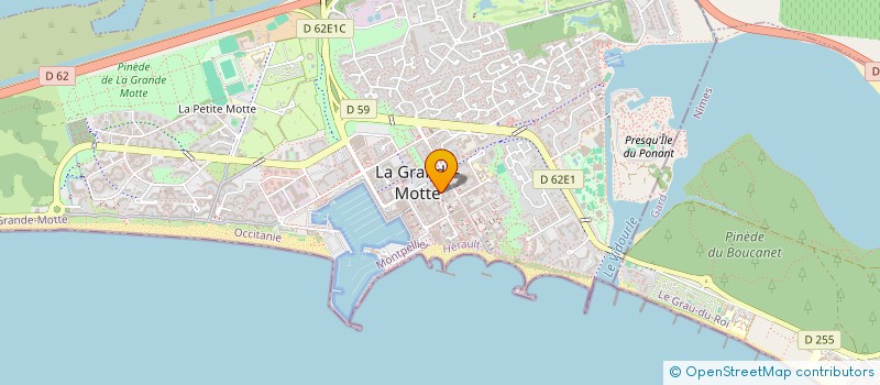 localisation de l'entreprise MONSIEUR KEVIN VIDIL TONEGUZZO à LA GRANDE-MOTTE