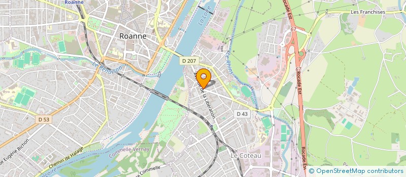 localisation de l'entreprise MONSIEUR KEVIN VIGANNE  LE COTEAU