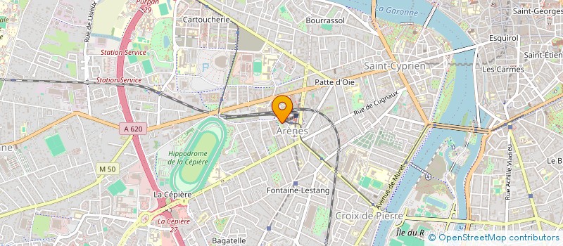 localisation de l'entreprise MONSIEUR KEVIN VIGNAUX  TOULOUSE