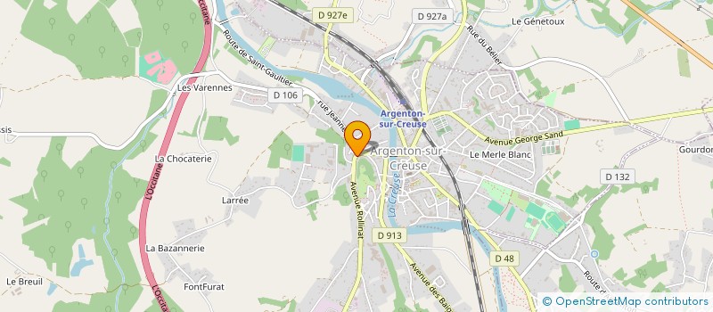 localisation de l'entreprise MONSIEUR KEVIN VIGNOLET à ARGENTON-SUR-CREUSE