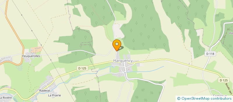 localisation de l'entreprise MONSIEUR KEVIN VIGOUROUX  HARQUENCY