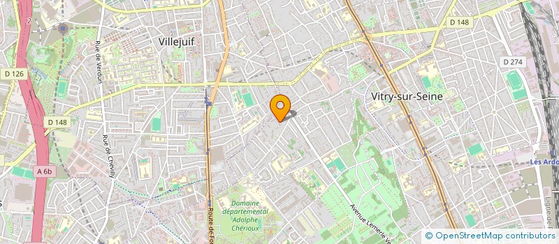 localisation de l'entreprise MONSIEUR KEVIN VILAS BOAS PEREIRA à VITRY-SUR-SEINE