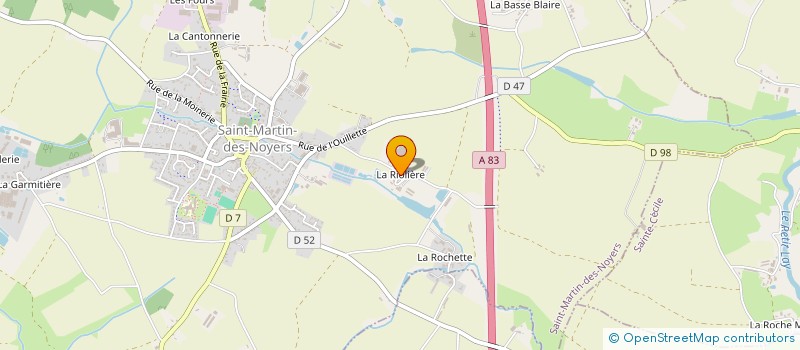 localisation de l'entreprise MONSIEUR KEVIN VILBERT à SAINT-MARTIN-DES-NOYERS