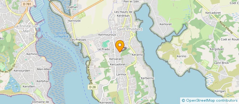 localisation de l'entreprise MONSIEUR KEVIN VILLION  SAINT-PHILIBERT