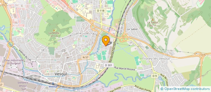 localisation de l'entreprise MONSIEUR KEVIN VILMINOT  VESOUL