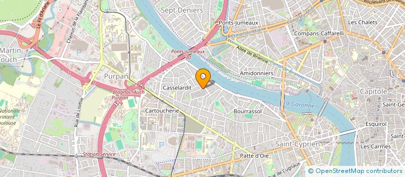 localisation de l'entreprise MONSIEUR KEVIN VILTARD  TOULOUSE