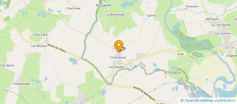 localisation de l'entreprise MONSIEUR KEVIN VINCENT  DORAT