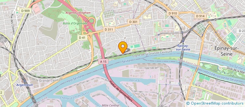 localisation de l'entreprise MONSIEUR KEVIN VINCENT  ARGENTEUIL