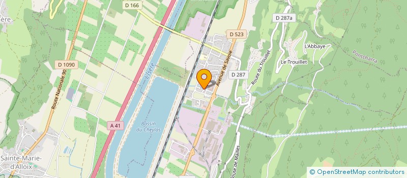 localisation de l'entreprise MONSIEUR KEVIN VINCI  LE CHEYLAS