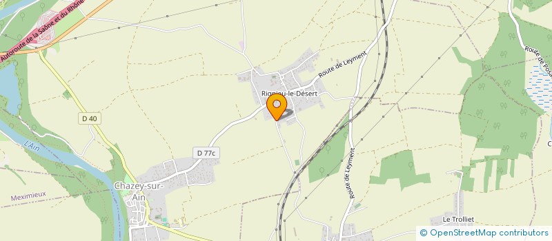 localisation de l'entreprise MONSIEUR KEVIN VIOLLET  CHAZEY-SUR-AIN