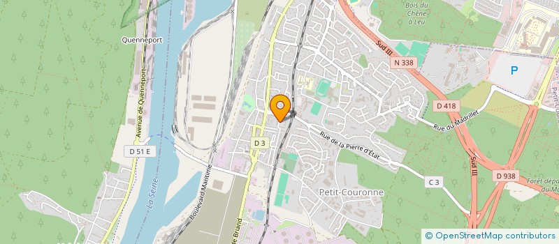 localisation de l'entreprise MONSIEUR KEVIN VOISIN  PETIT-COURONNE